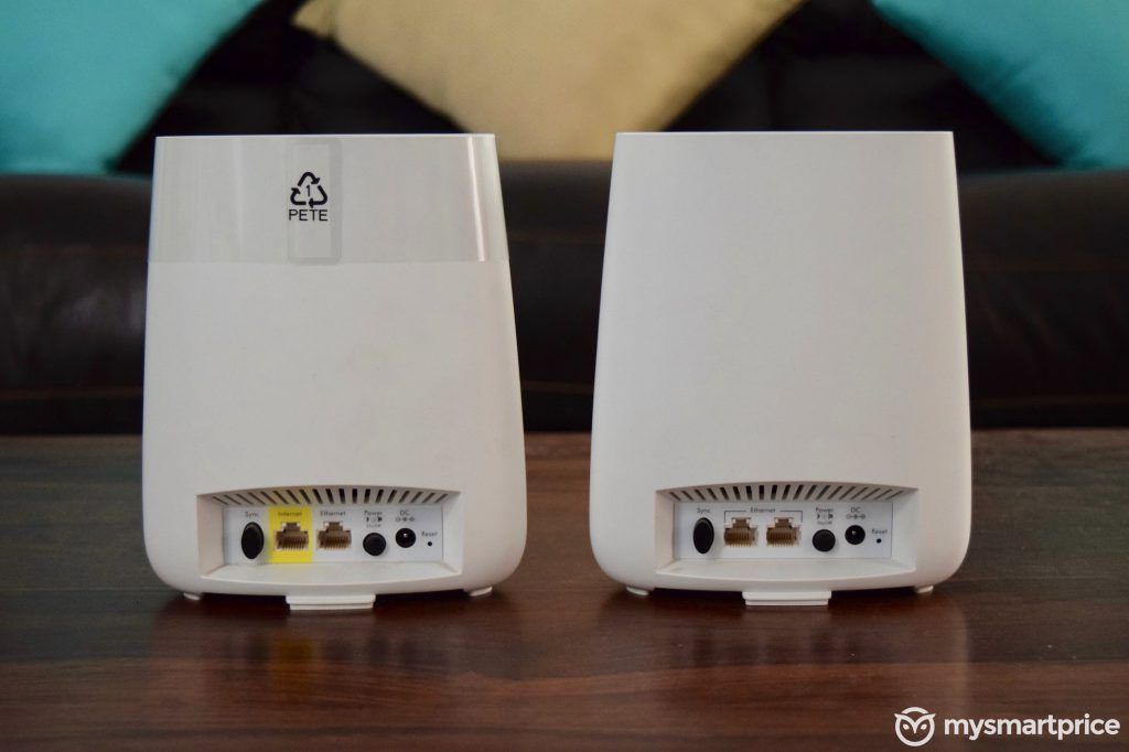 Netgear Orbi RBK20 2-Pack Mesh Wi-Fi Router Ports