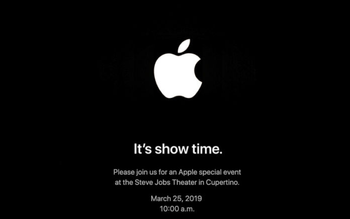 Apple Show Time Launch Event March 25 2019