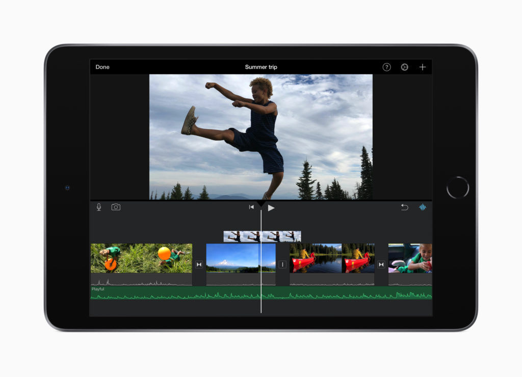 Apple iPad Mini (2019) iMovie
