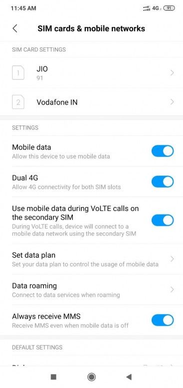 Redmi 6 4G VoLTE Support MIUI 10 Android 9 Beta Update 02