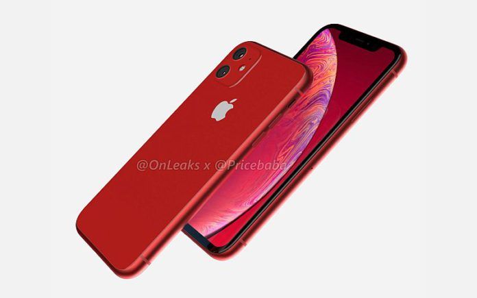 iPhone XR 2019 Leaked Render Red Cover