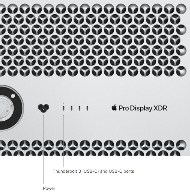 Apple Pro Display XDR Ports