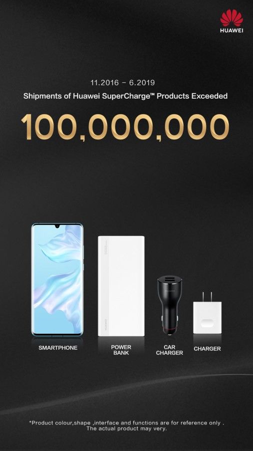 Huawei 100 Million SuperCharge Compatible Products Sale Record