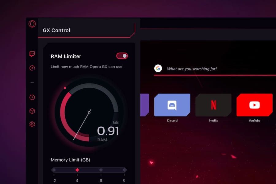 opera gx dark mode