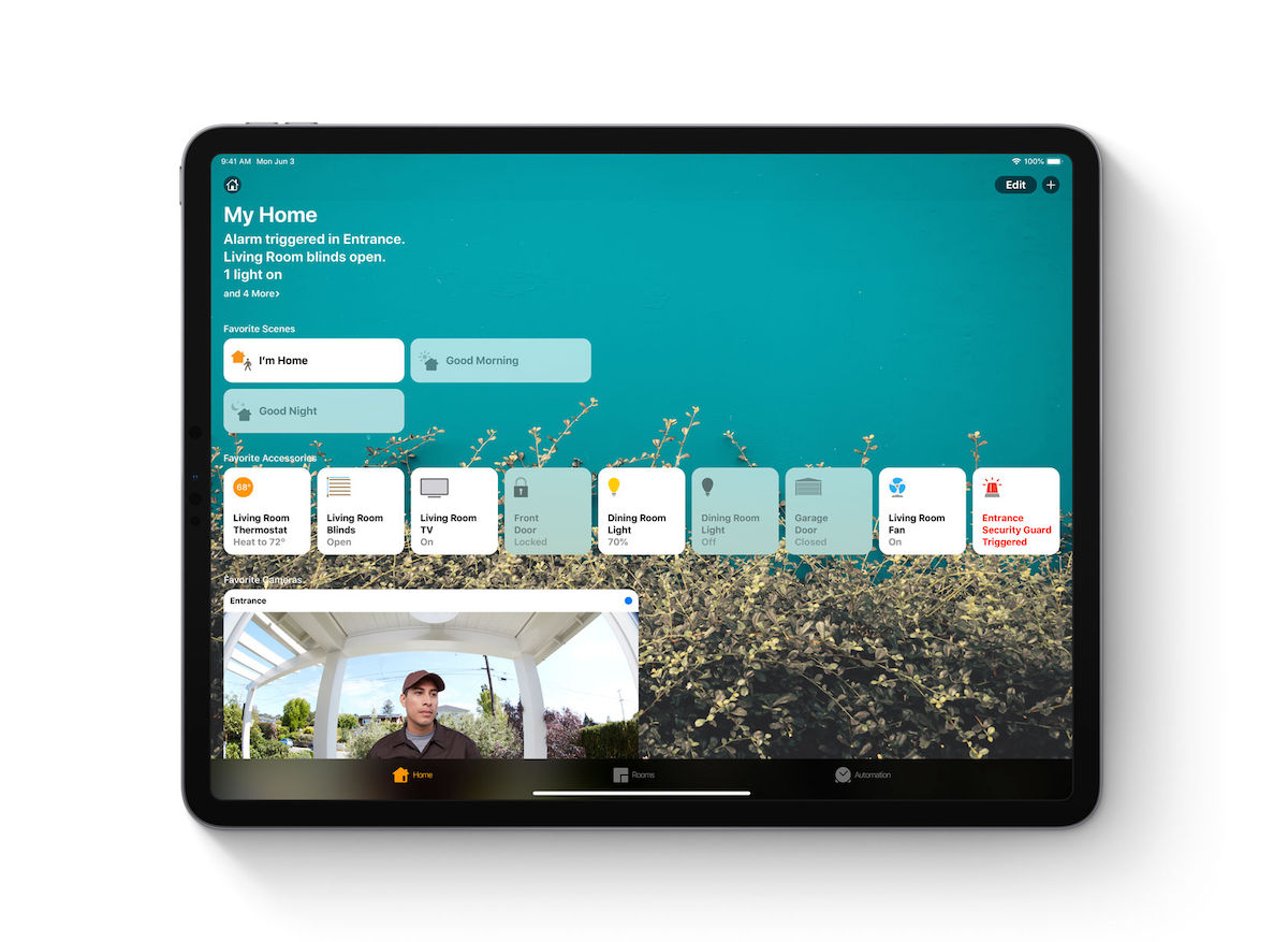 iPadOS HomeKit Secure Video Server