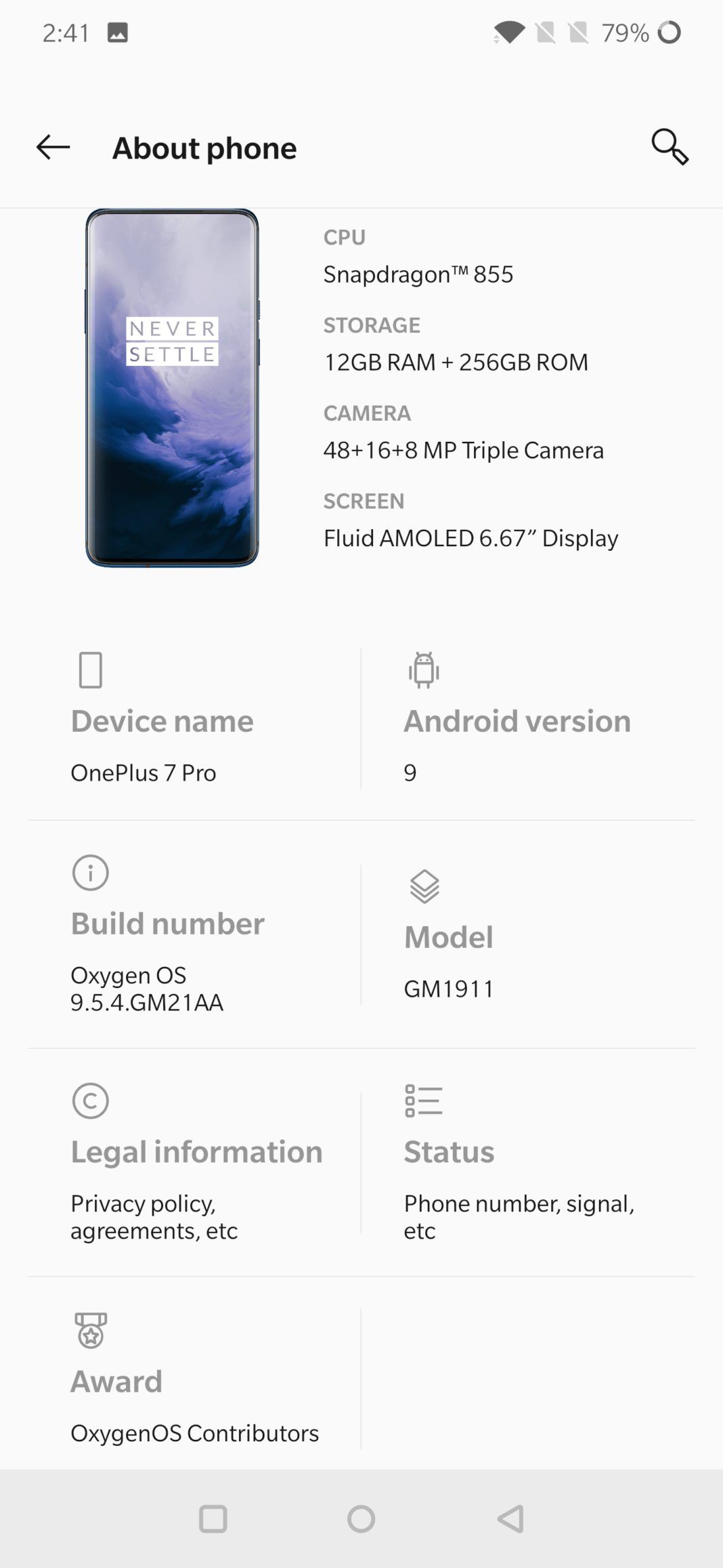 oneplus 7 pro software 4