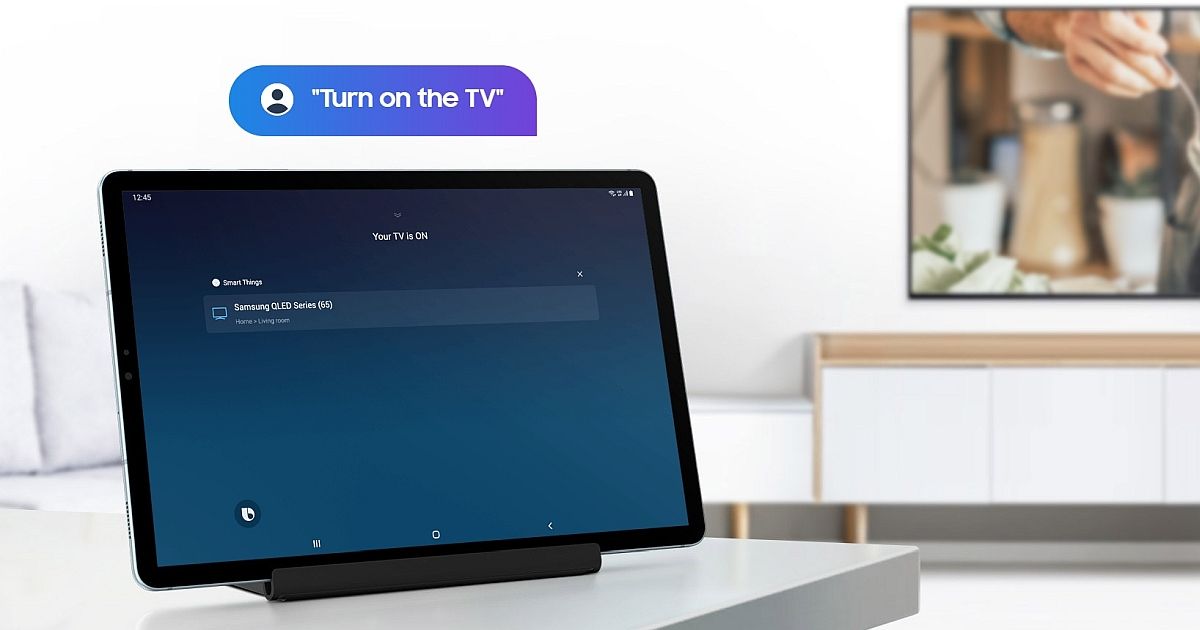 Samsung Galaxy Tab S6 Bixby SmartThings