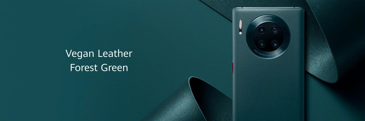 Huawei Mate 30 Pro Color Vegan Leather Forest Green