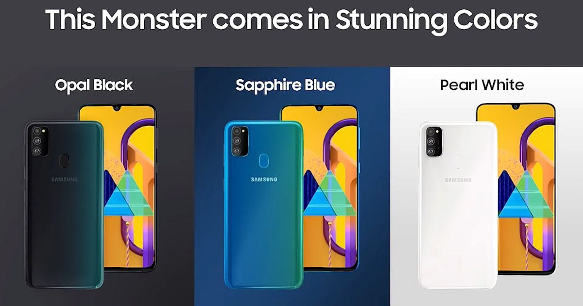 samsung m30s mobile colours