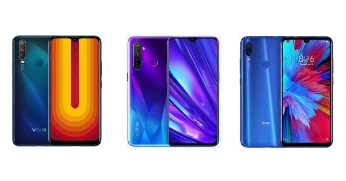 Vivo U10 vs Realme 5 vs Redmi Note 7 Vivo U10 vs Realme 5 vs Redmi Note 7