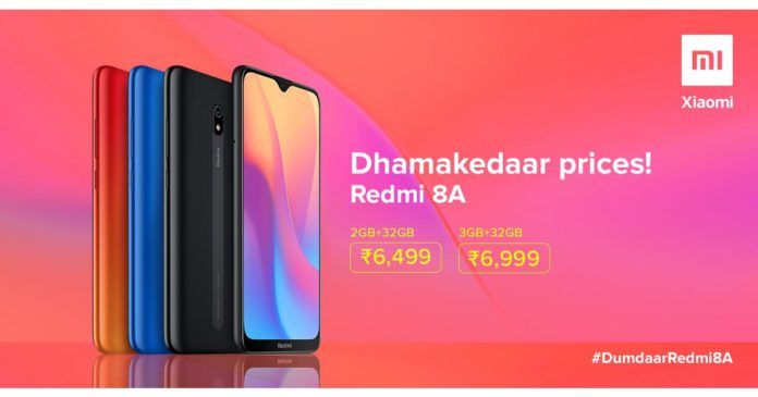 Redmi 8a With 5000mah Battery Snapdragon 439 Soc Launched In India Price Launch Offers Mysmartprice