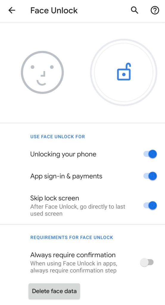 Google Pixel 4 XL Face Unlock Not Secure Enough