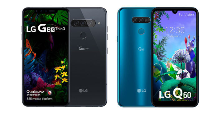 LG G8s ThinQ and LG Q60