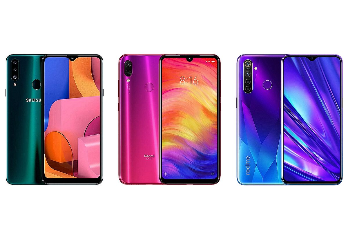 Samsung Galaxy A20s vs Redmi Note 7 Pro vs Realme 5 Pro ...