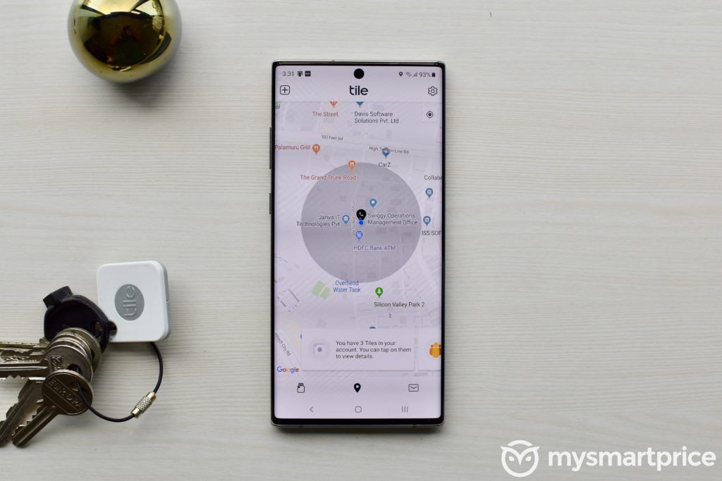 Tile Mate Bluetooth Tracker Tile App Android Last Seen Location