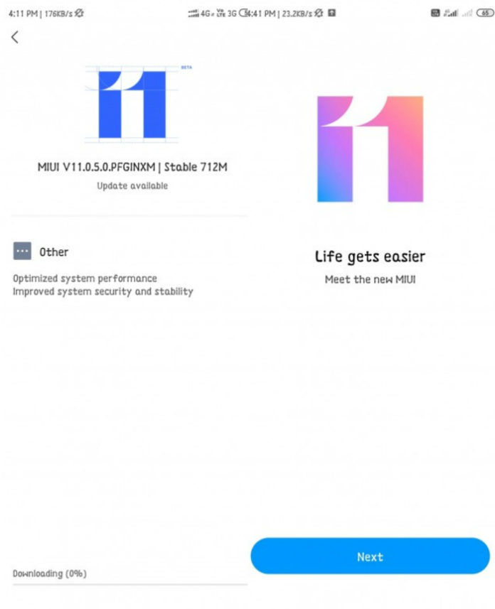 miui 11 for redmi note 7 and note 7s