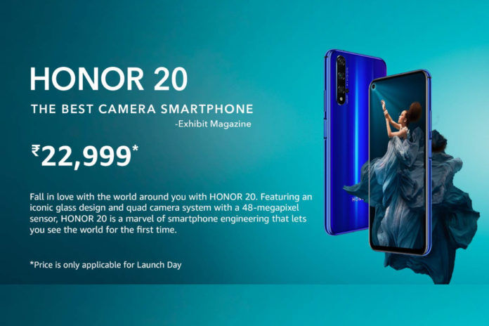 Honor 20 to be offered in India at INR 22,999 Honor 20 to be offered in India at INR 22,999
