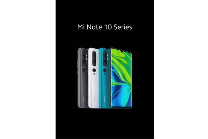 Xiaomi Mi Note 10 series (Mi Note 10 and Mi Note 10 Pro)