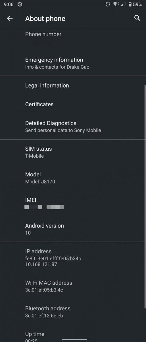 xperia 1 android 10 update