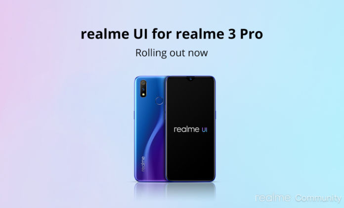 Android 10-based Realme UI for Realme 3 Pro