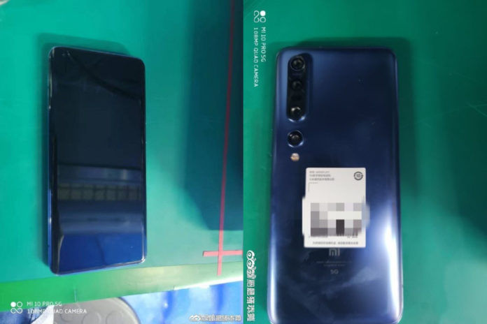 Mi 10 Pro 5G leaked live images