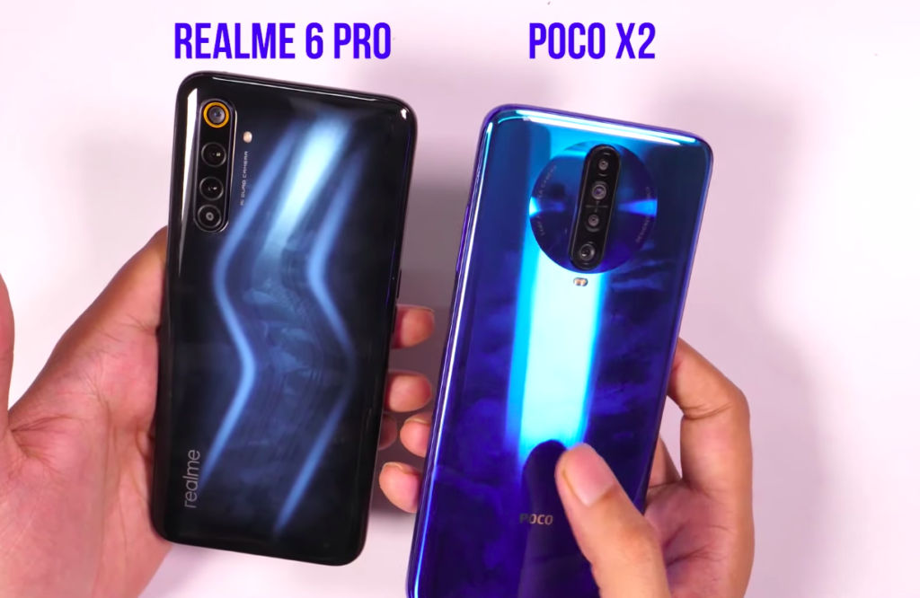 Realme 6 Pro vs Poco X2 Design