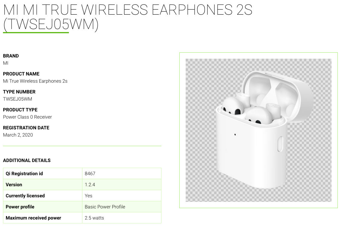 xiaomi mi true wireless earphones 2s