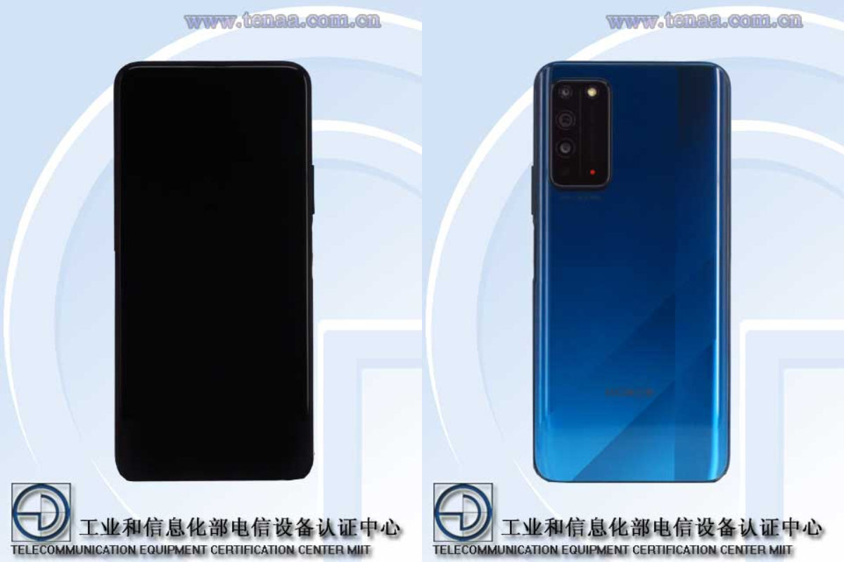 Honor X10 image from TENAA