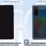 Huawei TNNH-AN00 front and rear images from TENAA