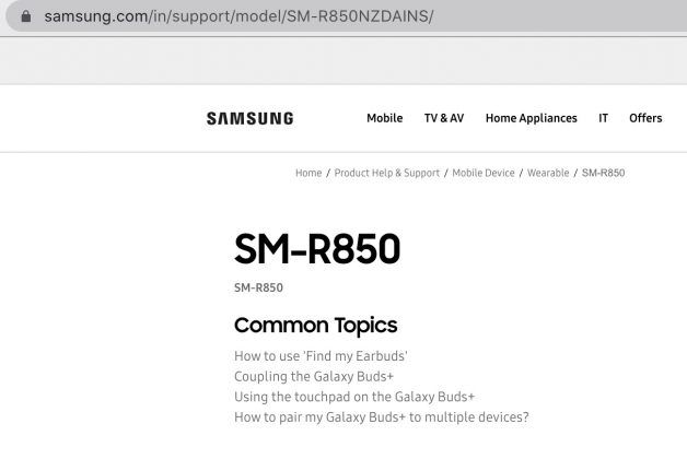Samsung Galaxy Watch 3 India Support Page