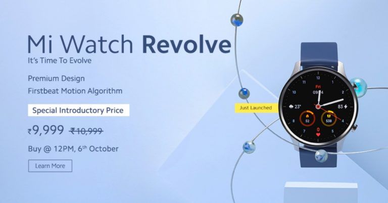 شیائومی از ساعت هوشمند MI WATCH REVOLVE رونمایی نمود