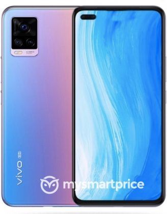 Vivo V20 Blue and Pink Render Vivo V20 first look Confirms 44MP Selfie Camera and 5G Support