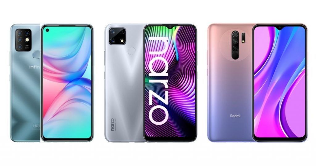 redmi note 9 compare realme narzo 10