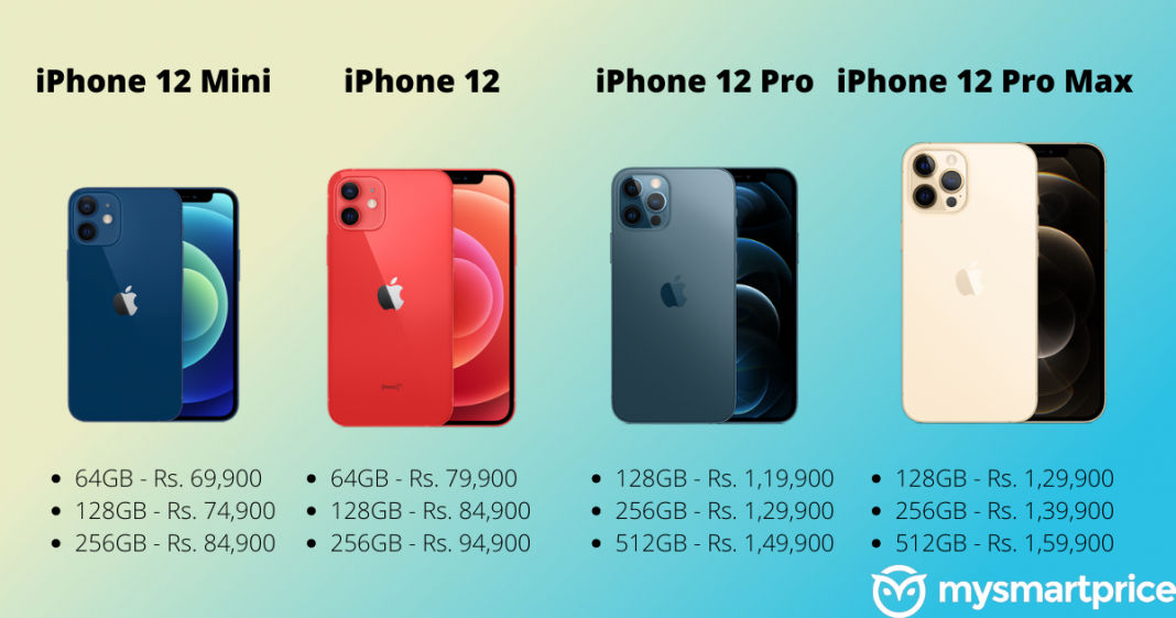 iPhone 12 vs iPhone 12 mini vs iPhone 12 Pro vs iPhone 12 Pro Max