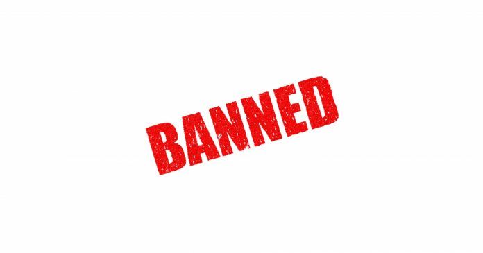 Apps banned
