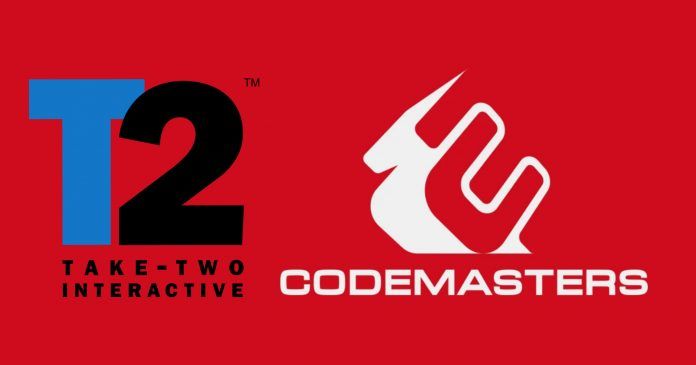 Take-Two Interactive Codemasters logos