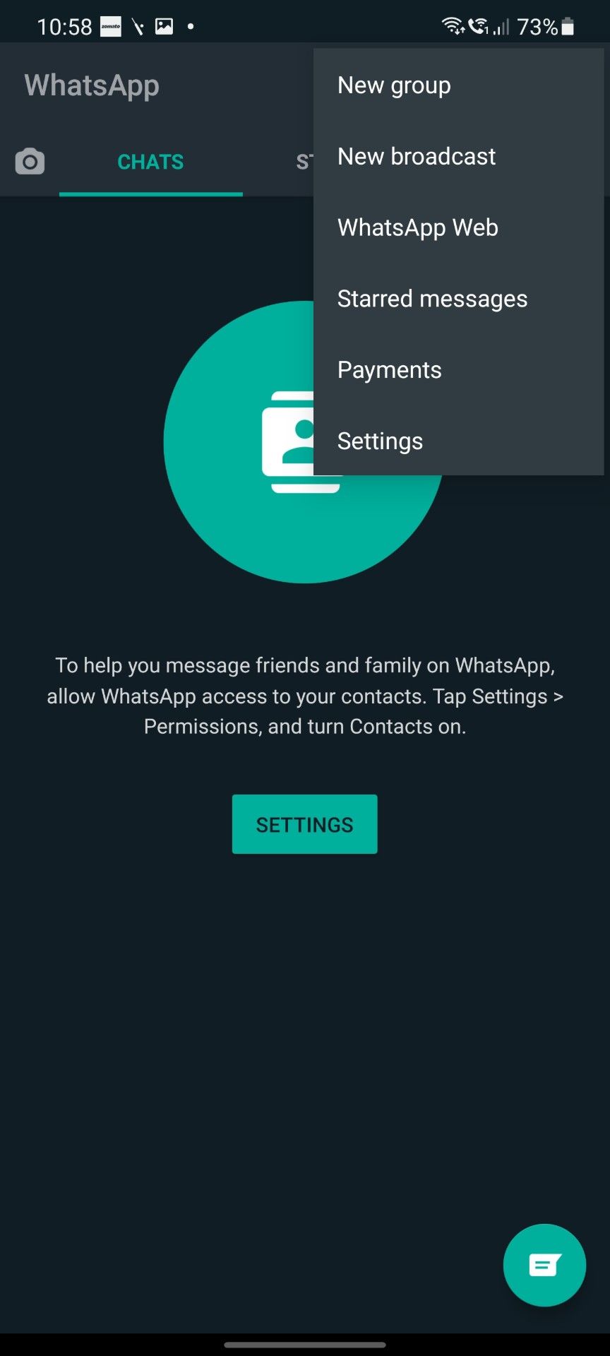 how to open whatsapp account