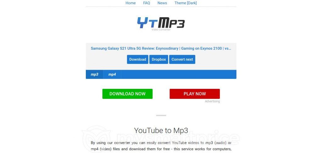 Convert youtube to mp3 ringtone online