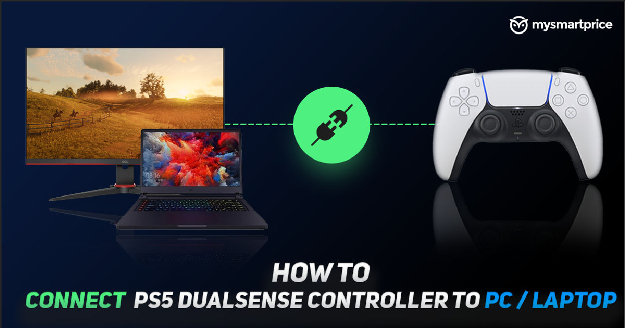 How To Connect Sony Ps5 Dualsense Controller To A Pc Or Laptop Via Usb And Bluetooth Mysmartprice