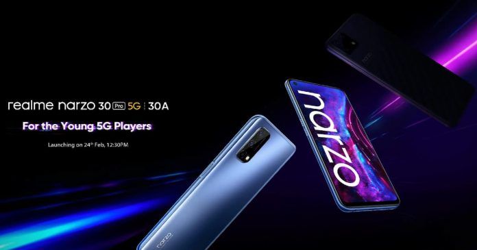 realme narzo 30 launch event live