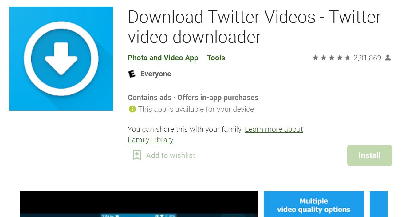 Download Twitter Videos