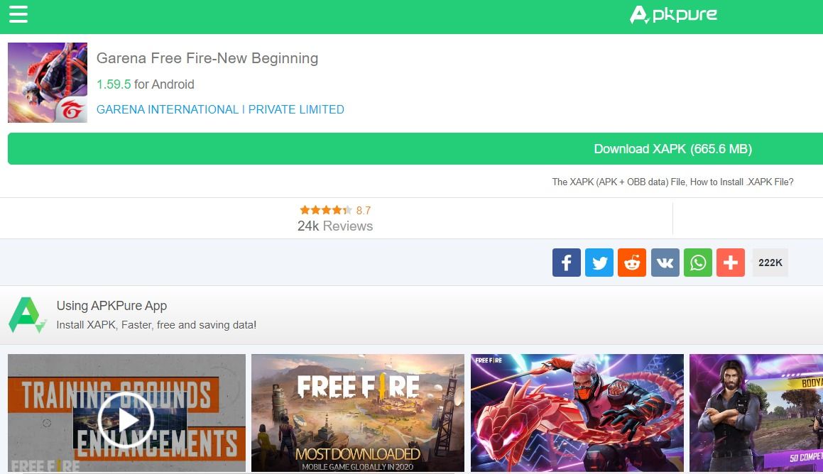 Garena Free Fire Download For Windows 10 PC/Laptop