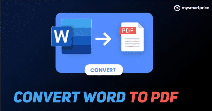 ms word doc convert to pdf