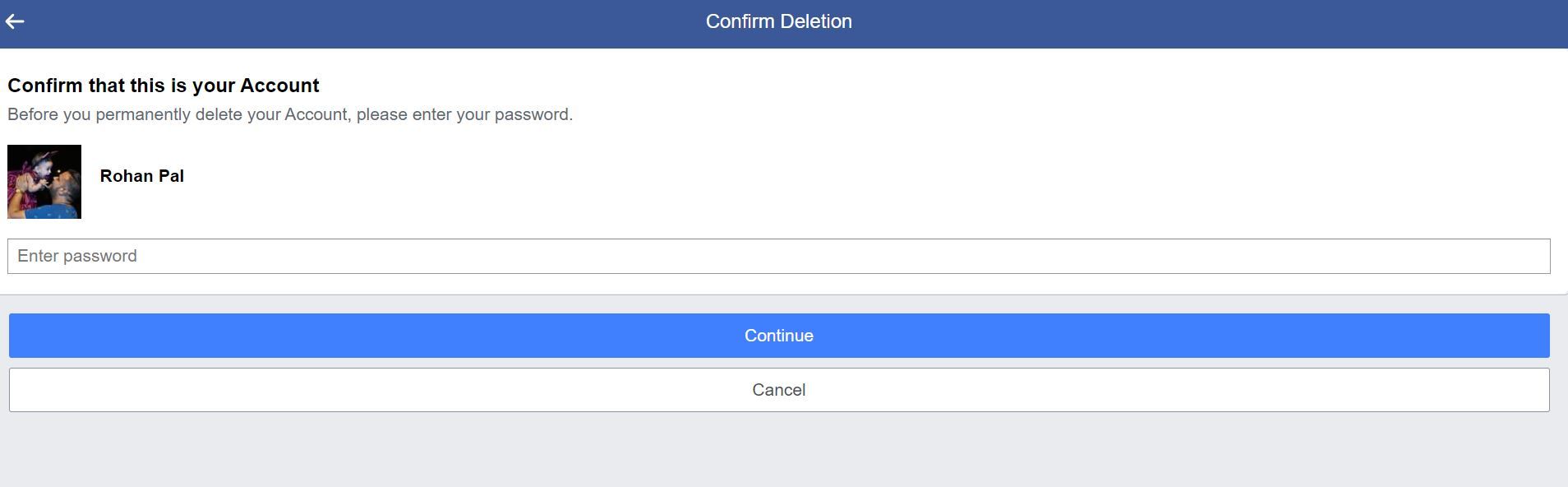 how to deactivate facebook account permanently step by step