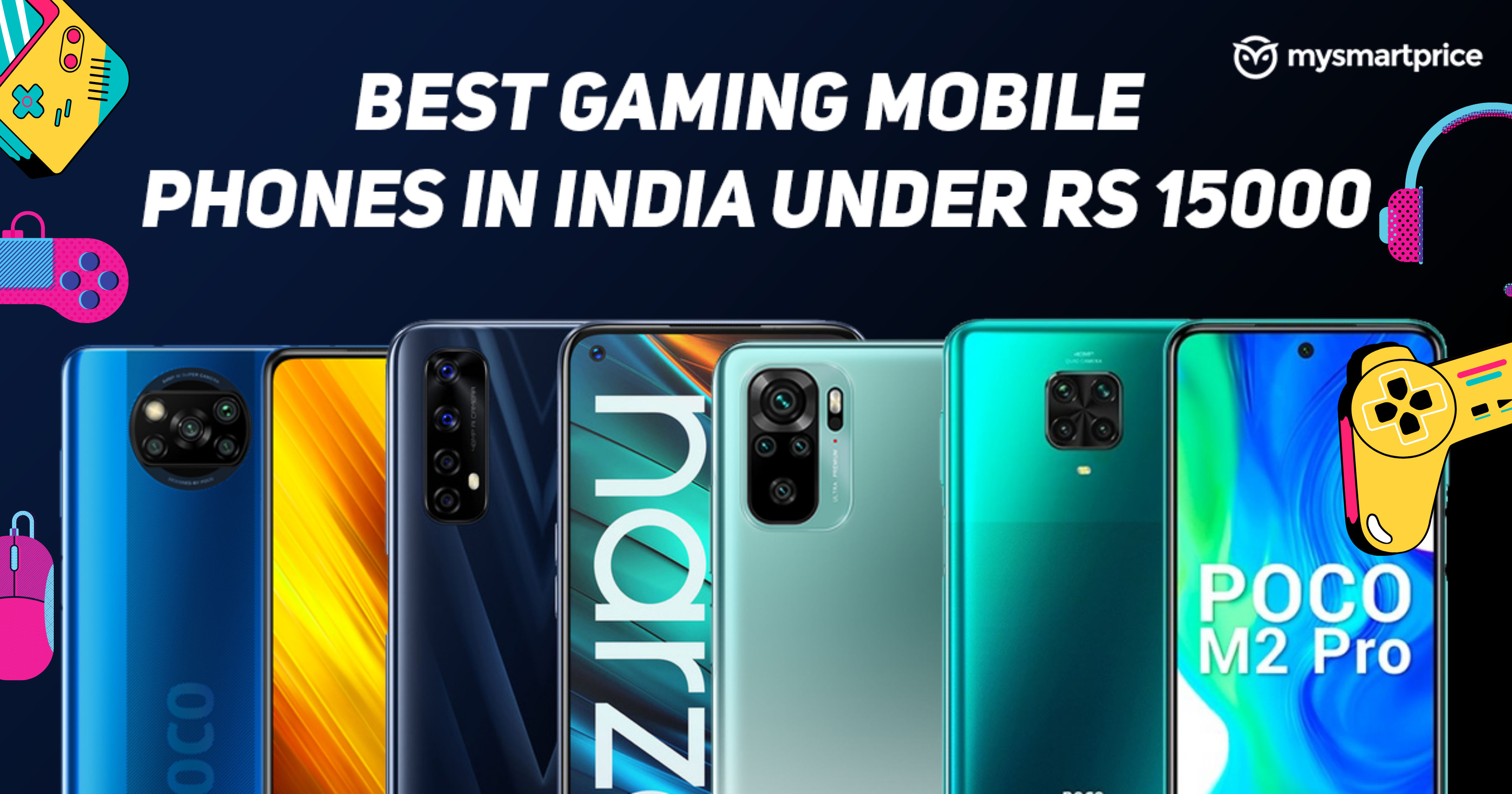 Best Gaming Mobile Phones In India under Rs 15000 POCO X3, Realme