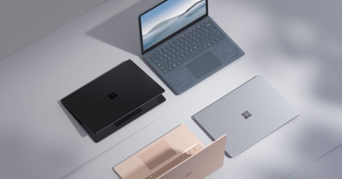 Microsoft Surface Laptop 4 With Choice Of Intel or AMD Ryzen CPU