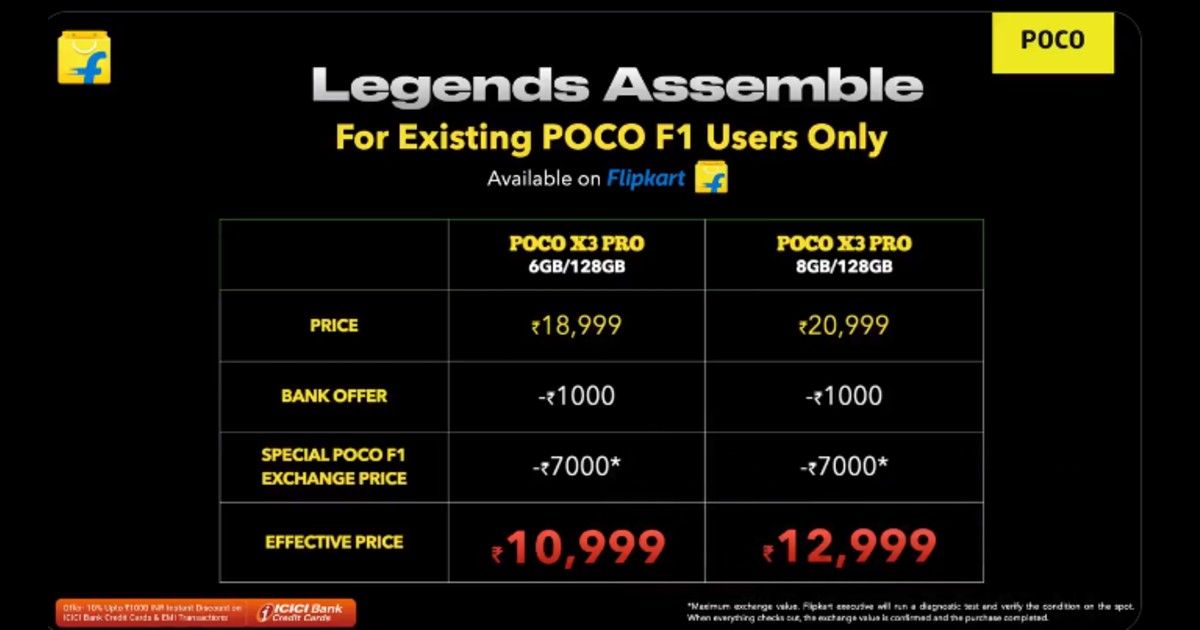 flipkart poco f1 price