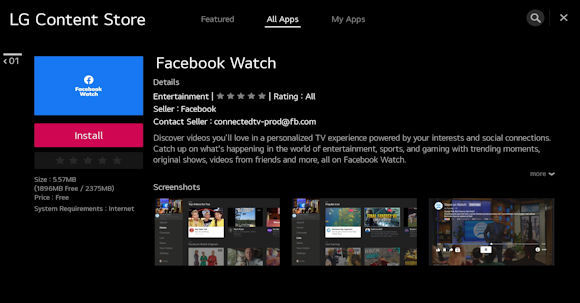 facebook watch descargar