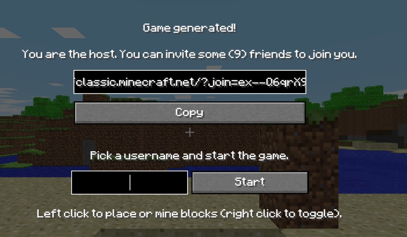 Play Minecraft for Free with Minecraft Classic