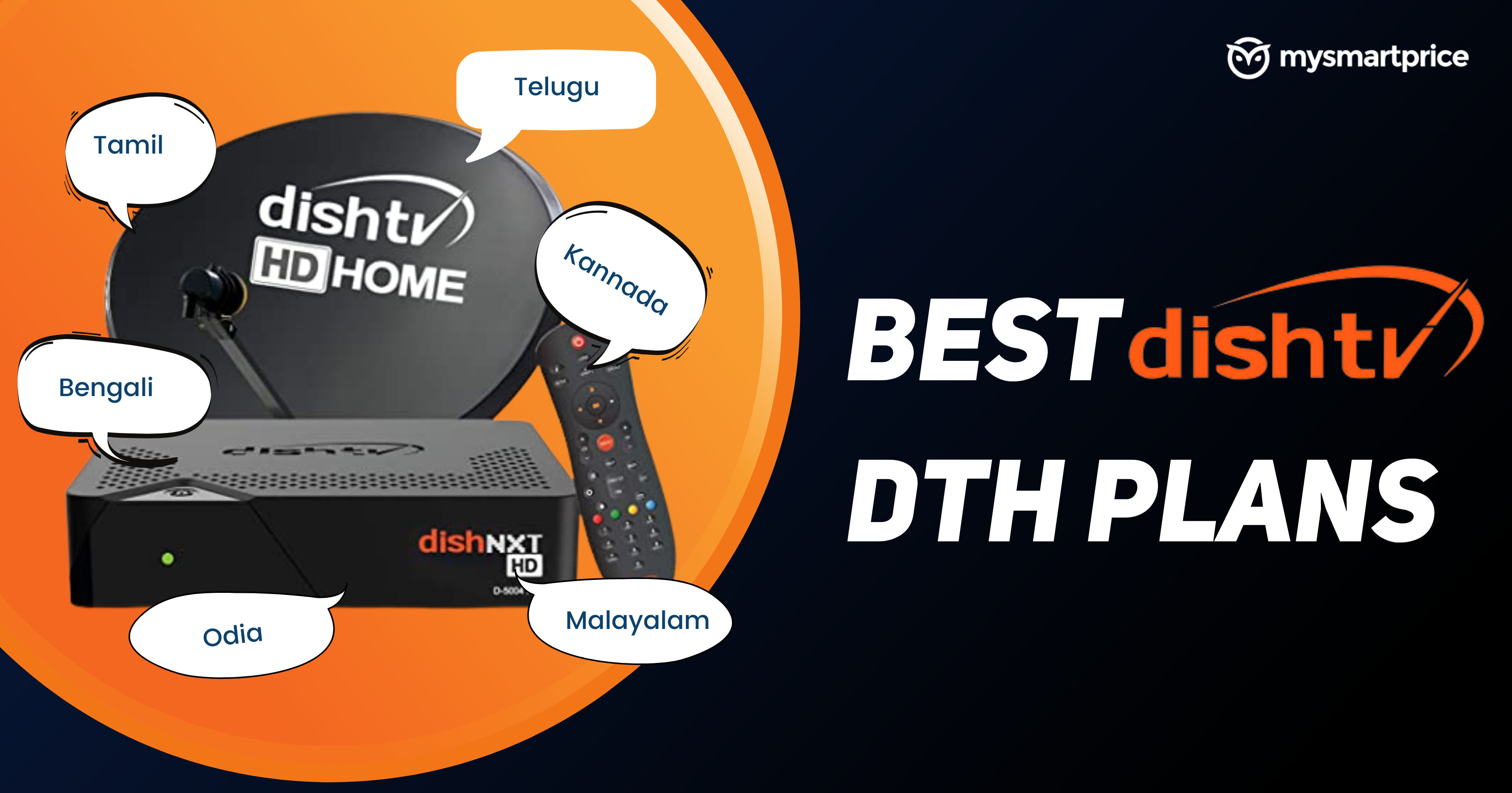 Dish TV Plans 2023: Best Dish TV Recharge Packs and Packages with More  Channels and Less Price - MySmartPrice